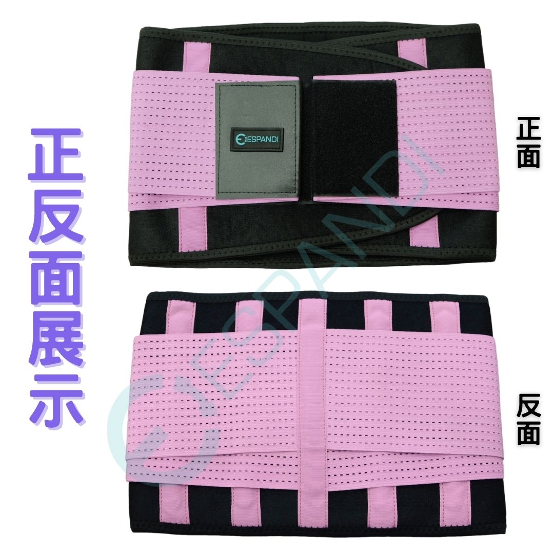 紫色護腰帶|亮眼配色,背部鋁條加強穩固 Purple lumbar support