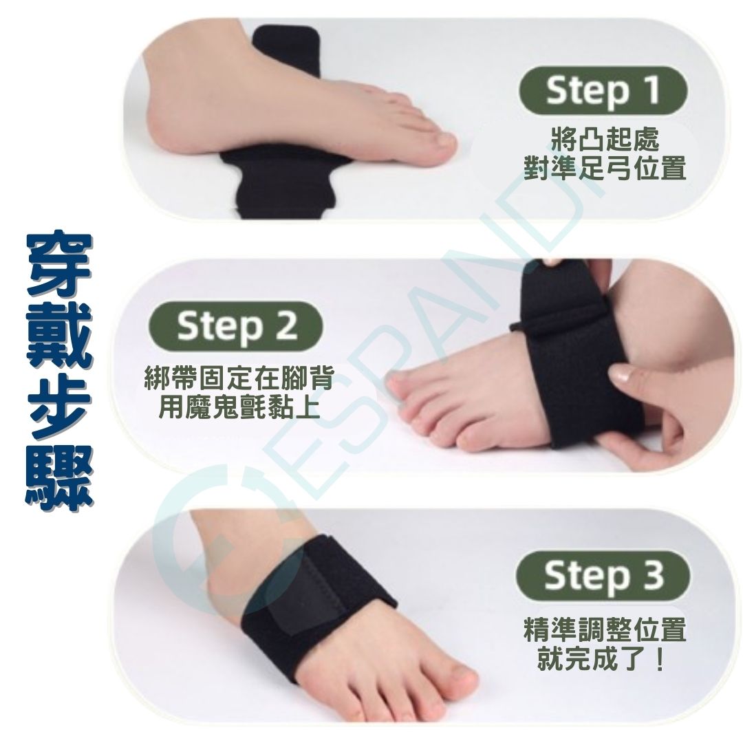 足弓護腳墊|扁平足,足弓不適者日常輔助 Arch Support Sleeves