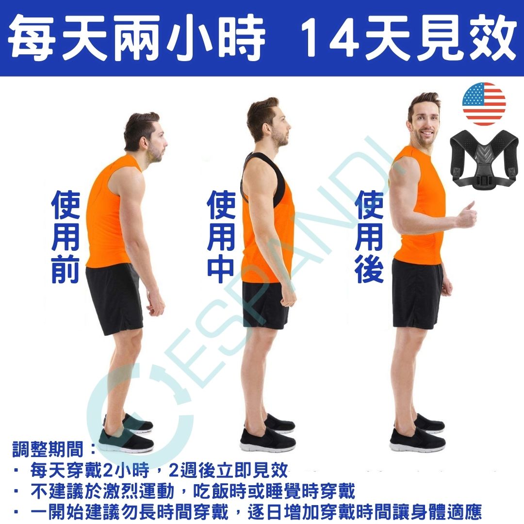 【Importado de EE. UU.™】Nuevo corrector de postura 2024