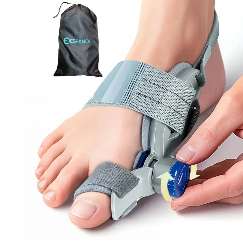 Dial-Adjustable Big Toe Brace | Adjustable Tension for Different Foot Shapes