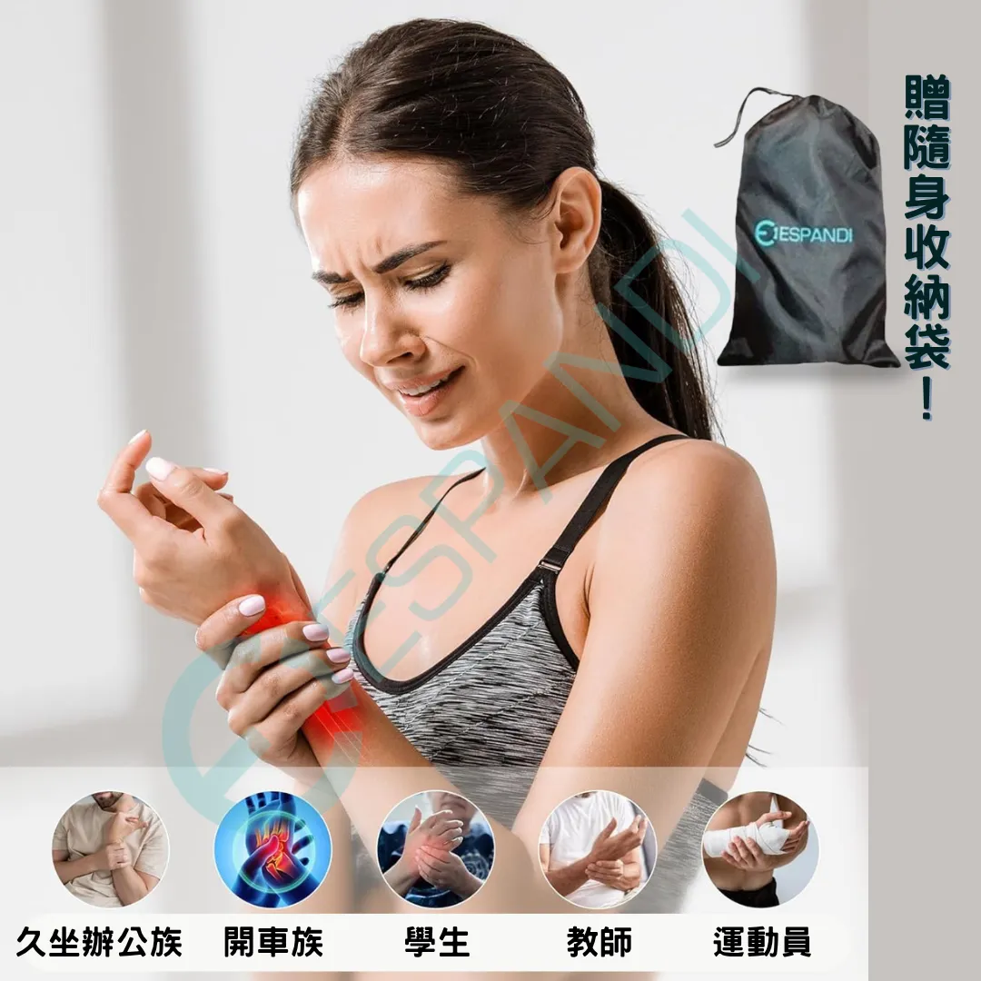 Desk Worker's Ergonomic Set | Shoulder & Back Support + Aluminium-Stay Wrist Brace + Laptop Stand