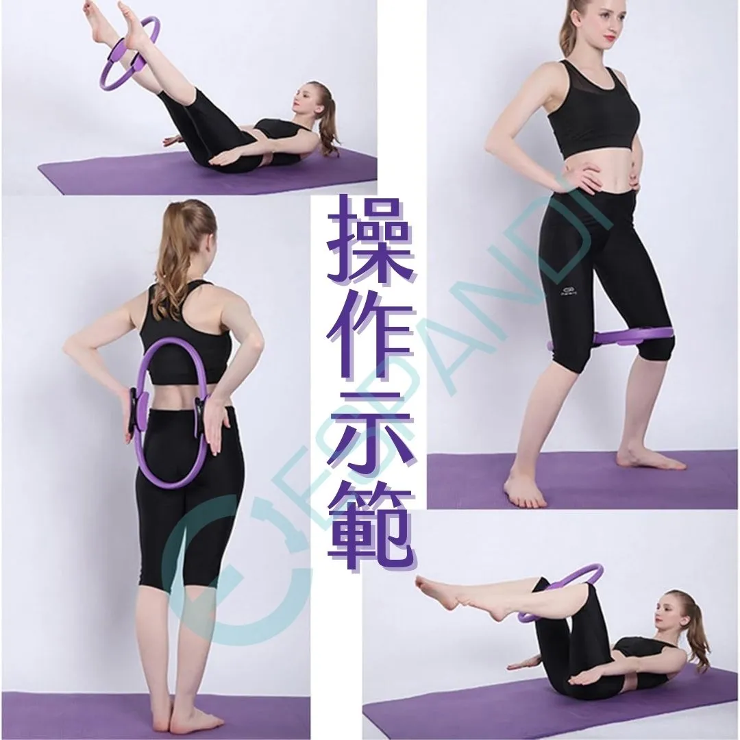 Espandi Pilates ring exercises from several angles, suitable for home workouts