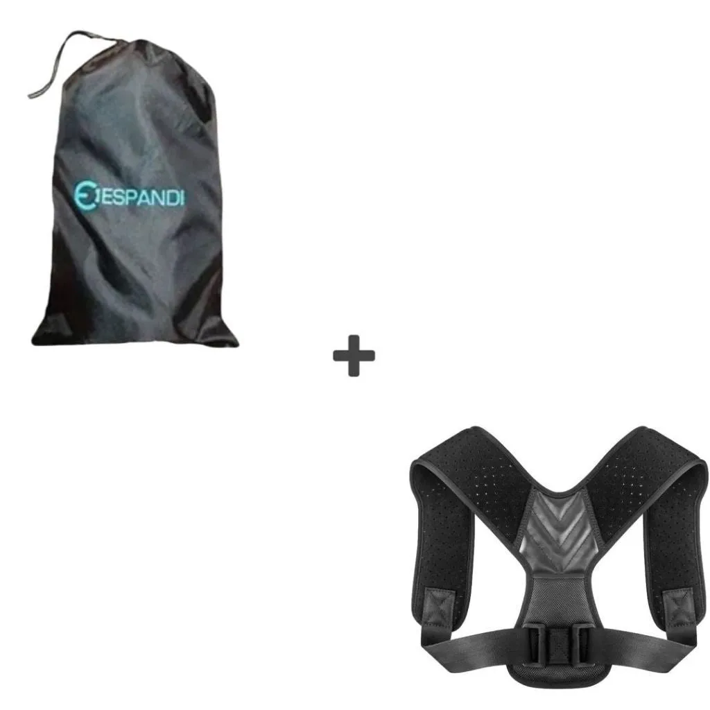 Espandi shoulder & back support vest basic set with carry bag