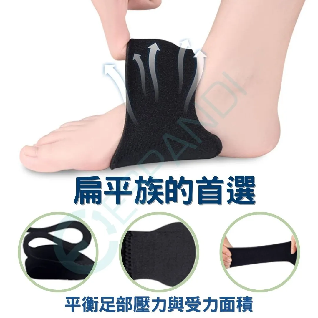 足弓支撐護墊穿戴展示 包覆足弓 貼合足部曲線 Espandi