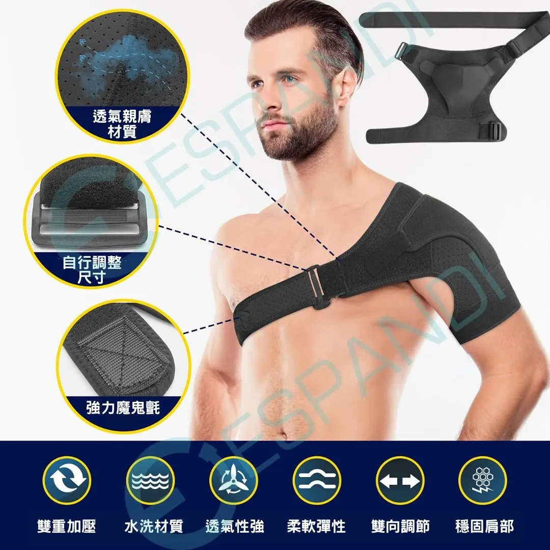 Espandi 運動護肩適用情境 久坐辦公 運動前後穿戴 日常穿戴