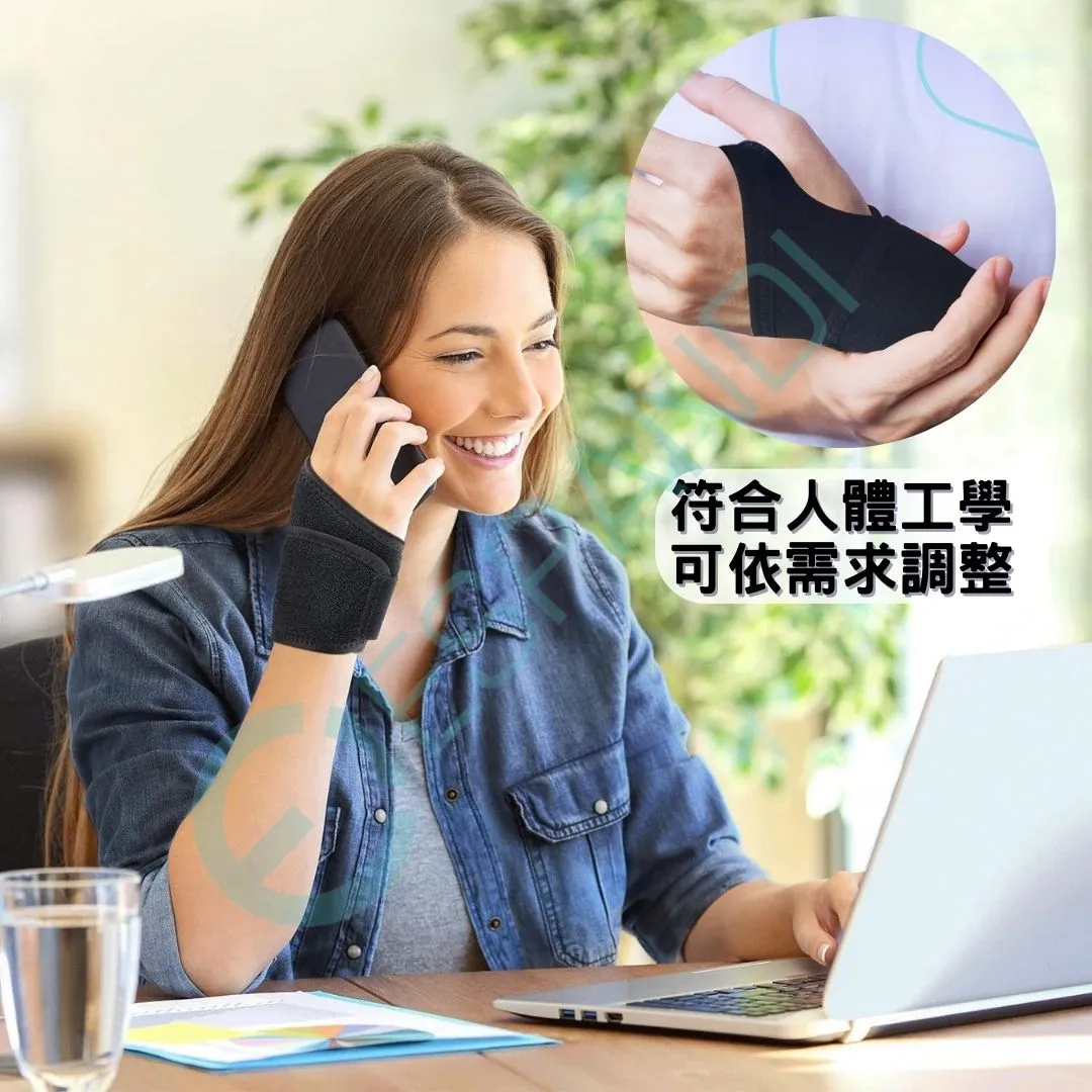 Espandi sports wrist brace with thumb-loop design