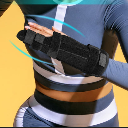 無名指鋁條固定帶｜扭傷骨折復健支撐 透氣可調式護指 Ring Finger Aluminum Splint Brace