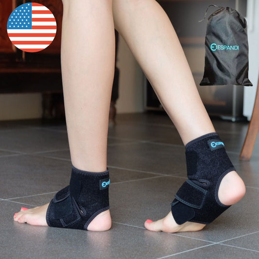 Sports Ankle Support Brace (Pair) | Stable movement even during long walks and stair climbing. 