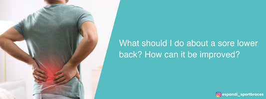 What should I do about a sore lower back?