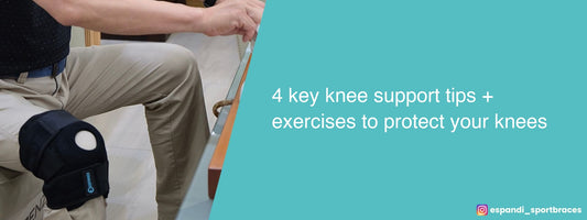 4 key knee support tips and exercises