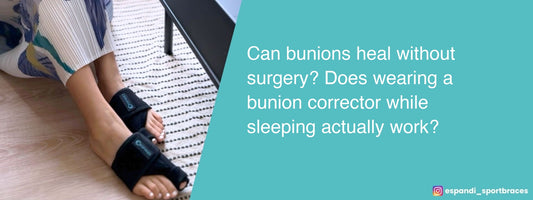 Can bunions heal without surgery?
