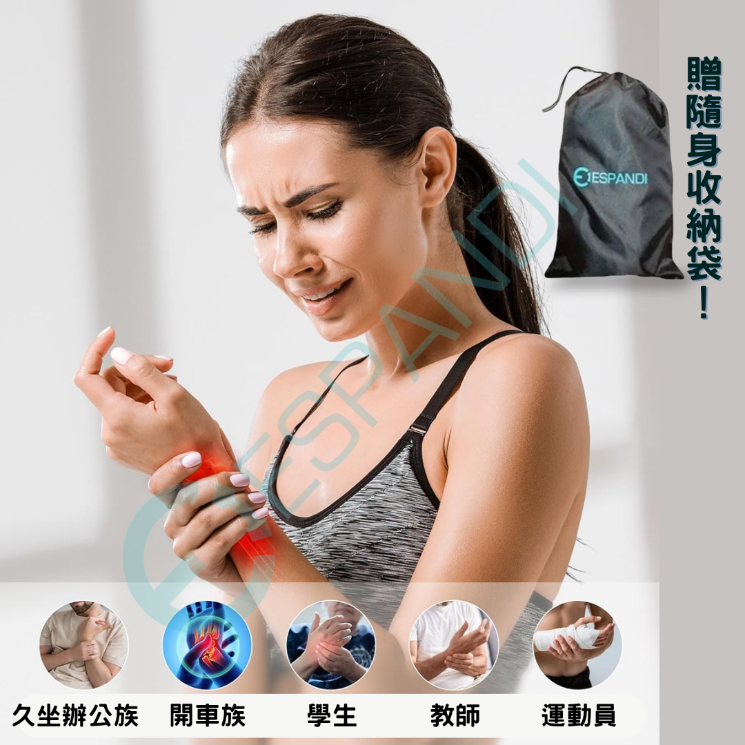 久坐族人體工學套組｜駝背矯正帶＋鋁條護腕＋筆電支架