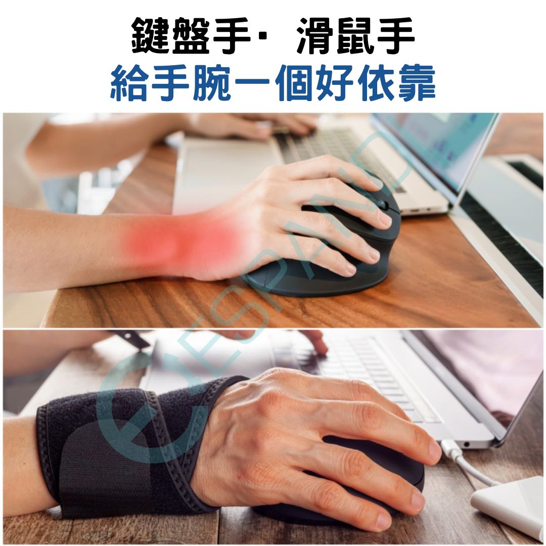 【Imported from USA™】Sports Wristbands (2 Pack) Wrist Compression Strap (2 Pack) 