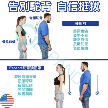 【美國™】夜跑螢光防駝背帶 Fluorescent Posture Corrector